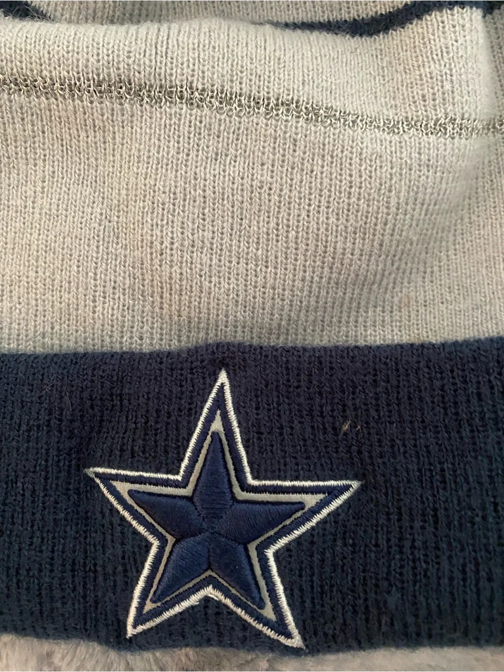 Dallas Cowboys Beanie in Gray & Navy